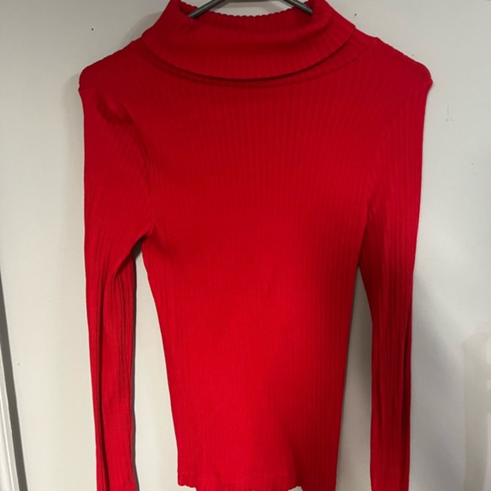 Turtleneck NWOT Red fitted